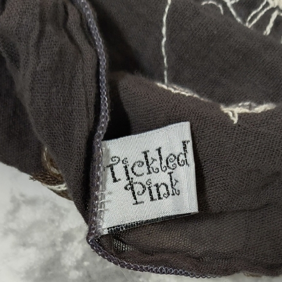 Tickled Pink Chic Floral Scarf in Dark Gray - Picture 3 of 7